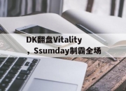 开云体育app-DK翻盘Vitality，Ssumday制霸全场的简单介绍